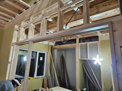 和室：建具枠工事
